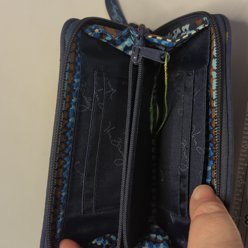 Vera Bradley Grab & Go Wristlet Wallet Java Floral 2016 Retired - Picture 7 of 7